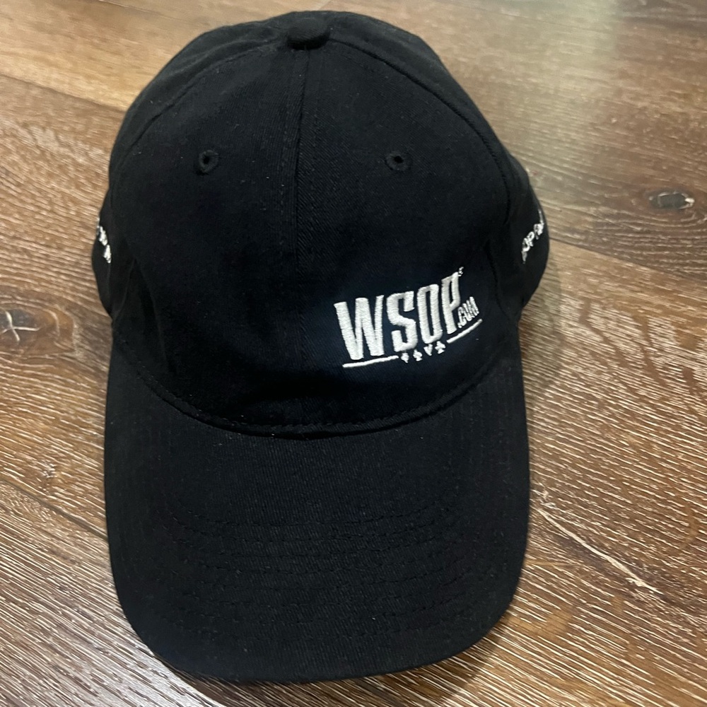 WSOP hat / Cap black and white small / medium size
